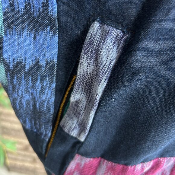 Tres Reyes Vintage Guatemalan Patchwork Hand Woven Chi Chi Jacket - Picture 7 of 12